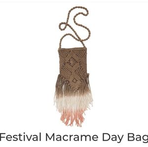 Festival Macrame Day Bag